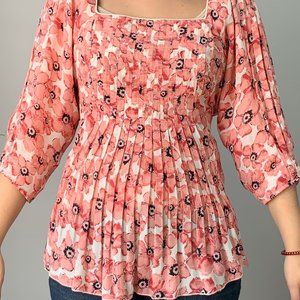Floral loft blouse